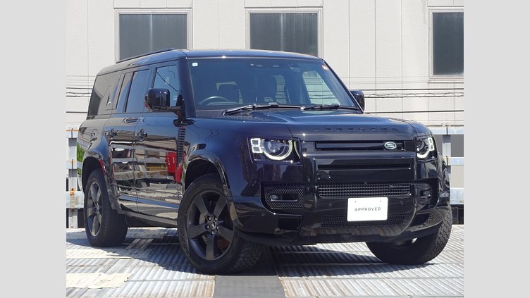 2023 認定中古車 Land Rover Defender 130 サントリーニブラック D300 AWD AUTOMATIC MHEV X-DYNAMIC HSE ローンチエディション