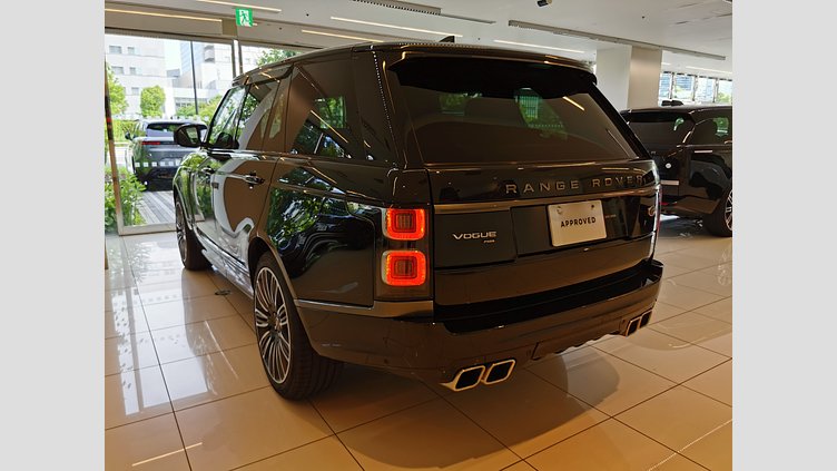 2021 認定中古車 Land Rover Range Rover サントリーニブラック 5.0リッターV8スーパーチャージド 525PS ガソリン スタンダードホイールベース VOGUE