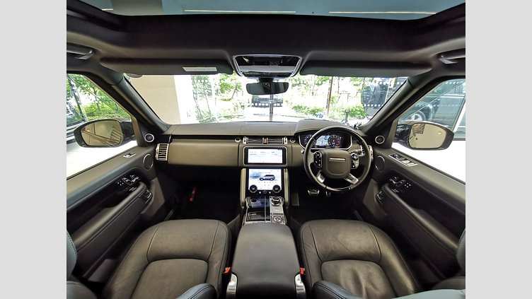 2021 認定中古車 Land Rover Range Rover サントリーニブラック 5.0リッターV8スーパーチャージド 525PS ガソリン スタンダードホイールベース VOGUE