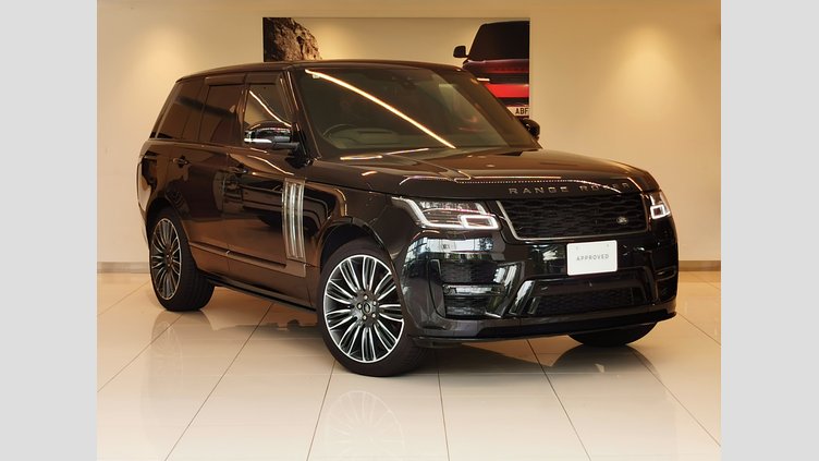 2021 認定中古車 Land Rover Range Rover サントリーニブラック 5.0リッターV8スーパーチャージド 525PS ガソリン スタンダードホイールベース VOGUE