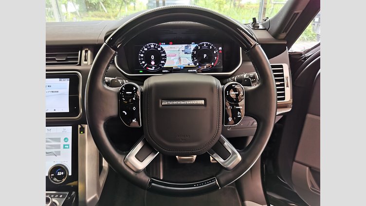 2021 認定中古車 Land Rover Range Rover サントリーニブラック 5.0リッターV8スーパーチャージド 525PS ガソリン スタンダードホイールベース VOGUE