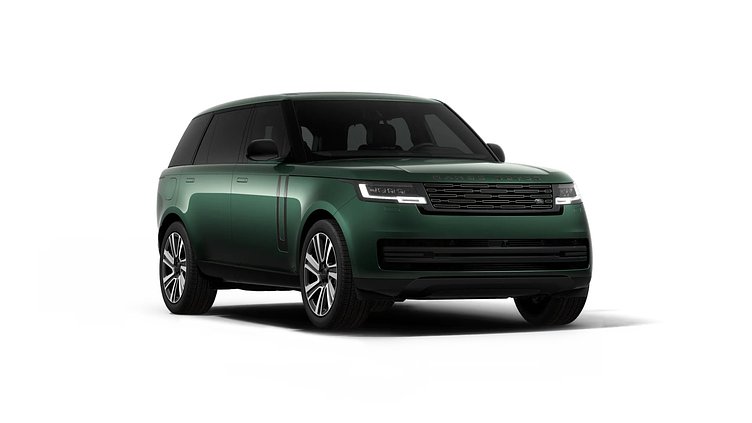 2026 新車 Land Rover Range Rover ブリティッシュレーシンググリーン D350 AWD MHEV（AT） ロングホイールベース7席シート HSE