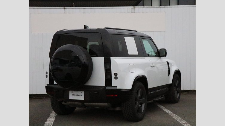 2025 認定中古車 Land Rover Defender 90 フジホワイト D350 ディーゼルマイルドハイブリッド X-Dynamic HSE