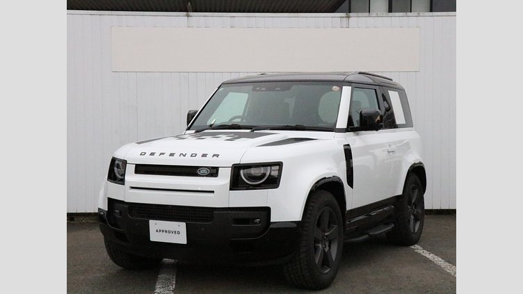 2025 認定中古車 Land Rover Defender 90 フジホワイト D350 ディーゼルマイルドハイブリッド X-Dynamic HSE