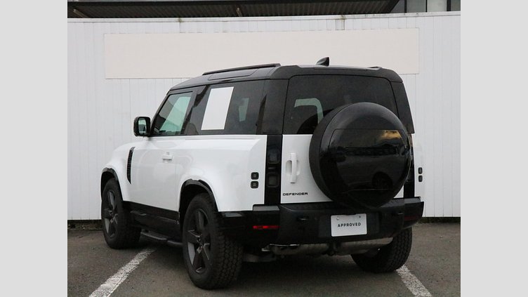 2025 認定中古車 Land Rover Defender 90 フジホワイト D350 ディーゼルマイルドハイブリッド X-Dynamic HSE