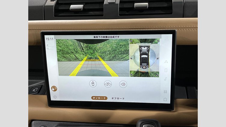 2025 認定中古車 Land Rover Defender 110 サントリーニブラック D350 ディーゼルマイルドハイブリッド X-Dynamic HSE