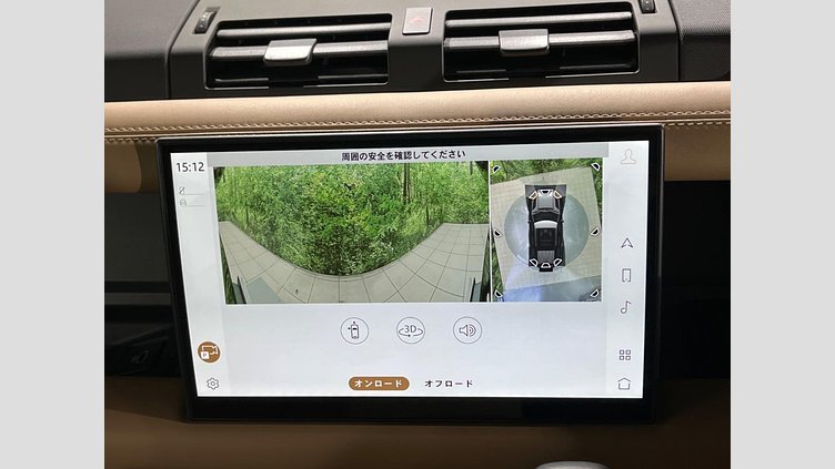 2025 認定中古車 Land Rover Defender 110 サントリーニブラック D350 ディーゼルマイルドハイブリッド X-Dynamic HSE