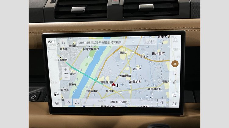 2025 認定中古車 Land Rover Defender 110 サントリーニブラック D350 ディーゼルマイルドハイブリッド X-Dynamic HSE