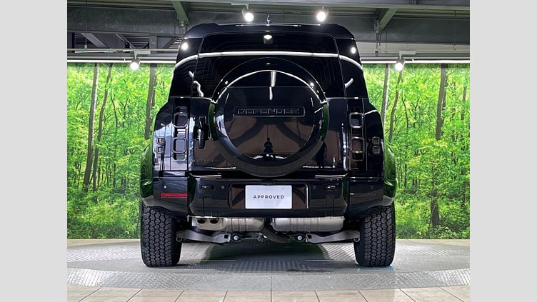 2025 認定中古車 Land Rover Defender 110 サントリーニブラック D350 ディーゼルマイルドハイブリッド X-Dynamic HSE