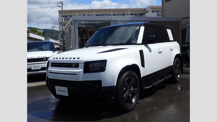 2025 認定中古車 Land Rover Defender 110 フジホワイト D350 ディーゼルマイルドハイブリッド X-Dynamic HSE