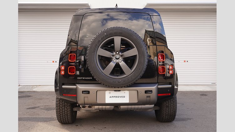 2025 認定中古車 Land Rover Defender 90 サントリーニブラック D350 ディーゼルマイルドハイブリッド X-Dynamic HSE