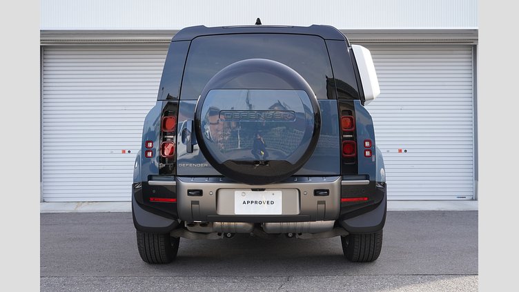 2025 認定中古車 Land Rover Defender 110 タスマンブルー D350 ディーゼルマイルドハイブリッド X-Dynamic HSE