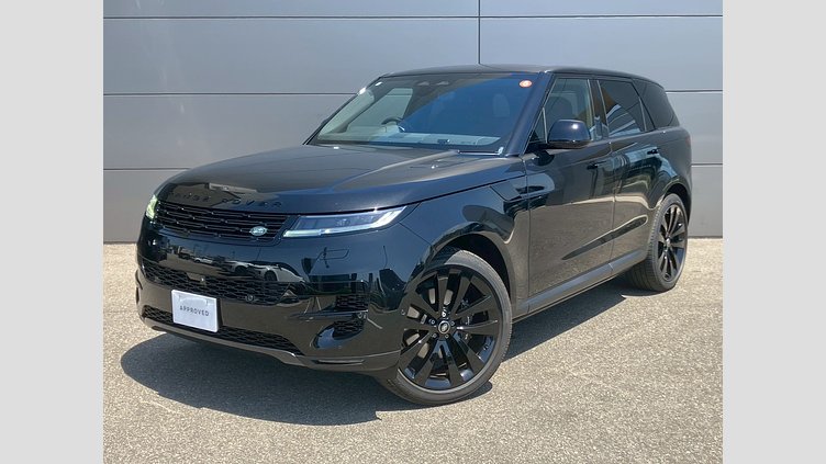 2025 認定中古車 Land Rover Range Rover Sport サントリーニブラック D300マイルドハイブリッド スタンダードホイールベース S