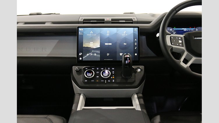 2025 認定中古車 Land Rover Defender 110 サントリーニブラック D350 ディーゼルマイルドハイブリッド X-Dynamic HSE