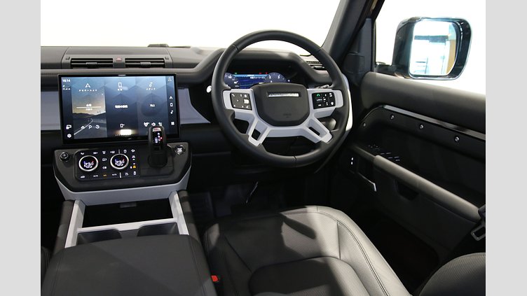 2025 認定中古車 Land Rover Defender 110 サントリーニブラック D350 ディーゼルマイルドハイブリッド X-Dynamic HSE