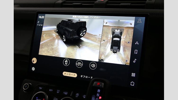 2025 認定中古車 Land Rover Defender 110 サントリーニブラック D350 ディーゼルマイルドハイブリッド X-Dynamic HSE