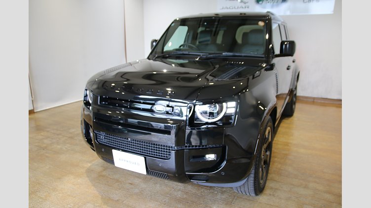 2025 認定中古車 Land Rover Defender 110 サントリーニブラック D350 ディーゼルマイルドハイブリッド X-Dynamic HSE