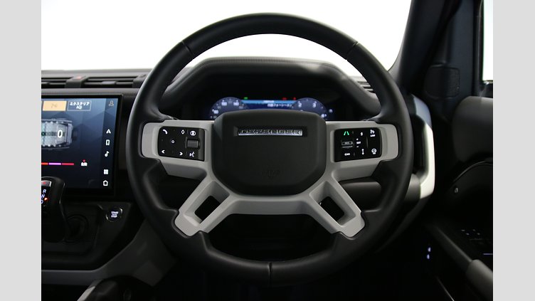 2025 認定中古車 Land Rover Defender 110 サントリーニブラック D350 ディーゼルマイルドハイブリッド X-Dynamic HSE