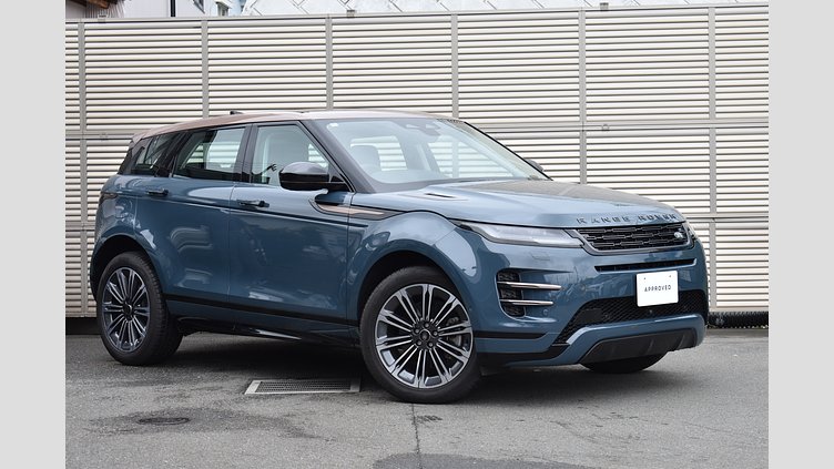 2024 認定中古車 Land Rover Range Rover Evoque トライベッカブルー D200マイルドハイブリッド（ディーゼル） Standard Wheelbase DYNAMIC SE