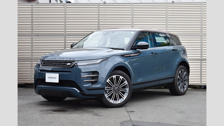 2024 認定中古車 Land Rover Range Rover Evoque トライベッカブルー D200マイルドハイブリッド（ディーゼル） Standard Wheelbase DYNAMIC SE