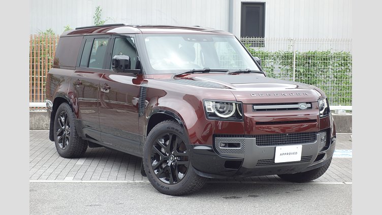 2024 認定中古車 Land Rover Defender 130 セドナレッド D350 ディーゼルマイルドハイブリッド Outbound