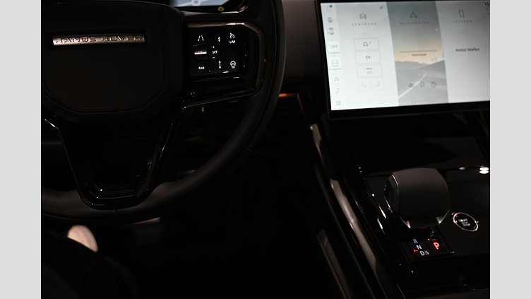 2025 Ny Land Rover Range Rover Sport Santorini Black P460e Bensin Plug-in Hybrid Kort hjulbas (SWB) Dynamic SE