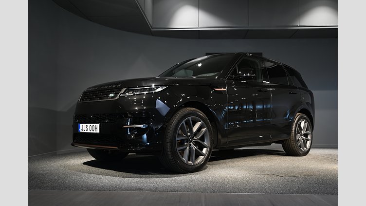 2025 Ny Land Rover Range Rover Sport Santorini Black P460e Bensin Plug-in Hybrid Kort hjulbas (SWB) Dynamic SE