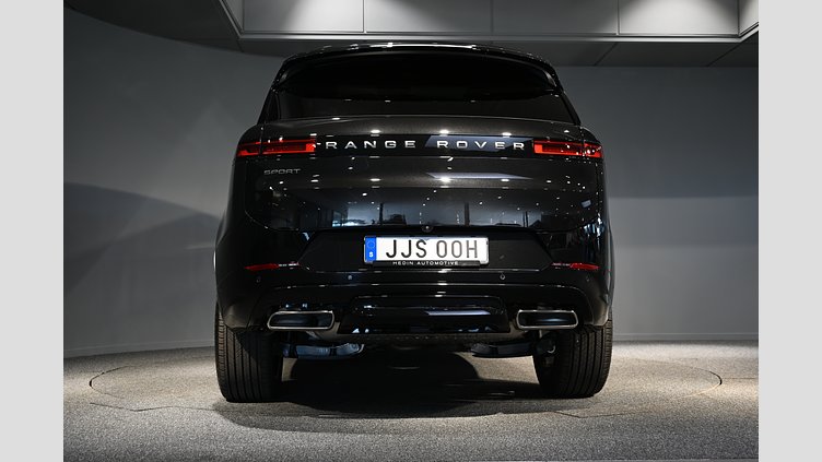 2025 Ny Land Rover Range Rover Sport Santorini Black P460e Bensin Plug-in Hybrid Kort hjulbas (SWB) Dynamic SE