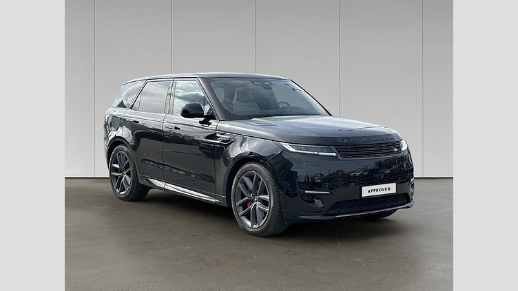 2025 Approved Land Rover Range Rover Sport Czarny Santorini Black P460e Benzyna PHEV Standard Wheelbase Dynamic SE
