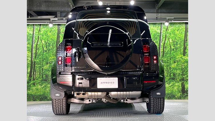 2025 認定中古車 Land Rover Defender 110 サントリーニブラック D350 ディーゼルマイルドハイブリッド X-Dynamic HSE