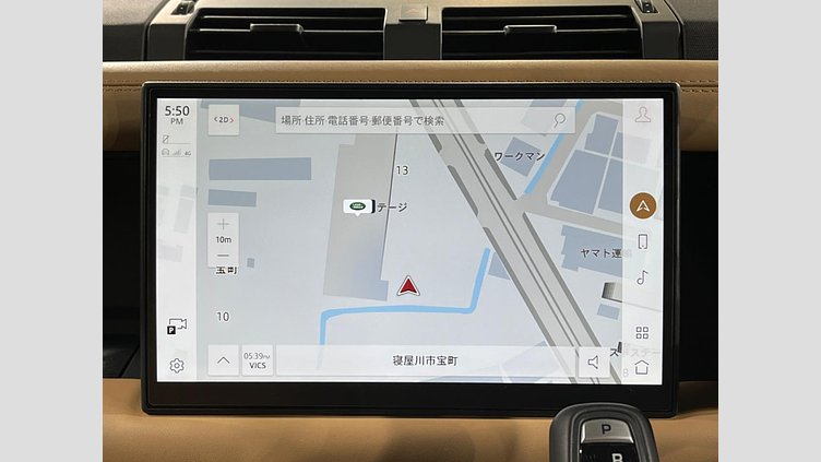 2025 認定中古車 Land Rover Defender 110 サントリーニブラック D350 ディーゼルマイルドハイブリッド X-Dynamic HSE