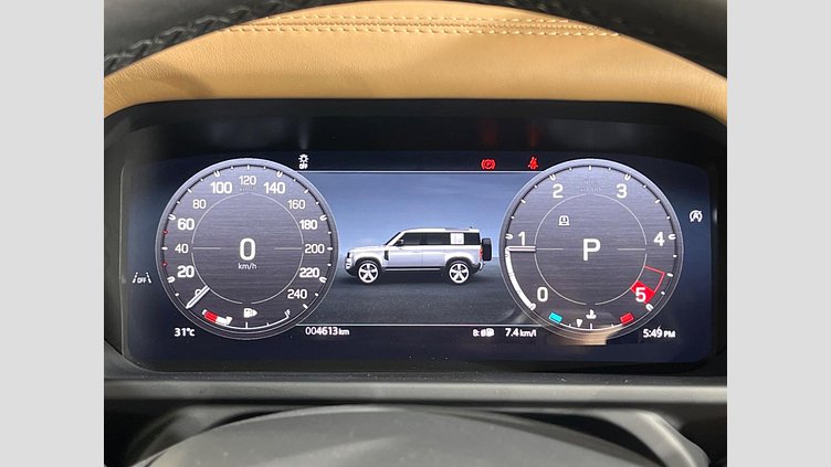 2025 認定中古車 Land Rover Defender 110 サントリーニブラック D350 ディーゼルマイルドハイブリッド X-Dynamic HSE