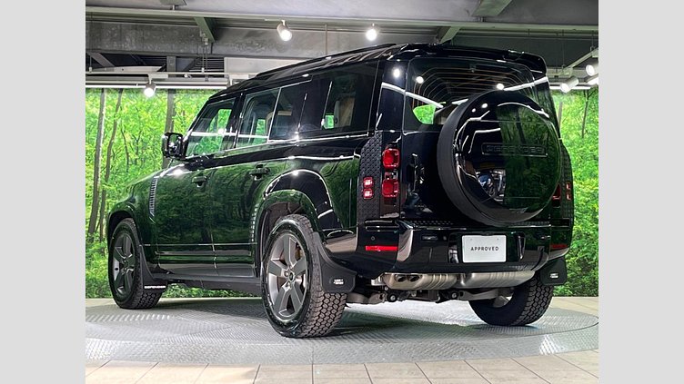 2025 認定中古車 Land Rover Defender 110 サントリーニブラック D350 ディーゼルマイルドハイブリッド X-Dynamic HSE
