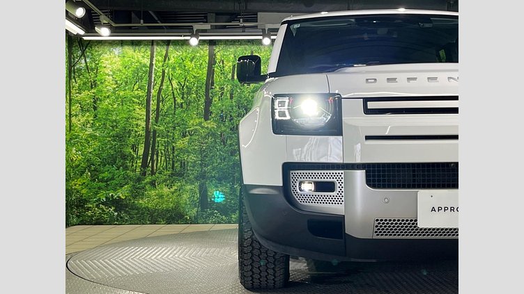 2025 認定中古車 Land Rover Defender 110 フジホワイト D350 ディーゼルマイルドハイブリッド S