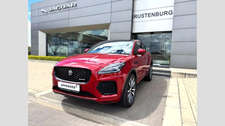 2022 Approved Jaguar E-Pace Firenze Red TRANSVERSE INLINE 4 D200 AWD R-Dynamic Black