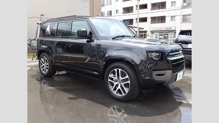 2024 認定中古車 Land Rover Defender 110 サントリーニブラック D350 ディーゼルマイルドハイブリッド X-Dynamic SE