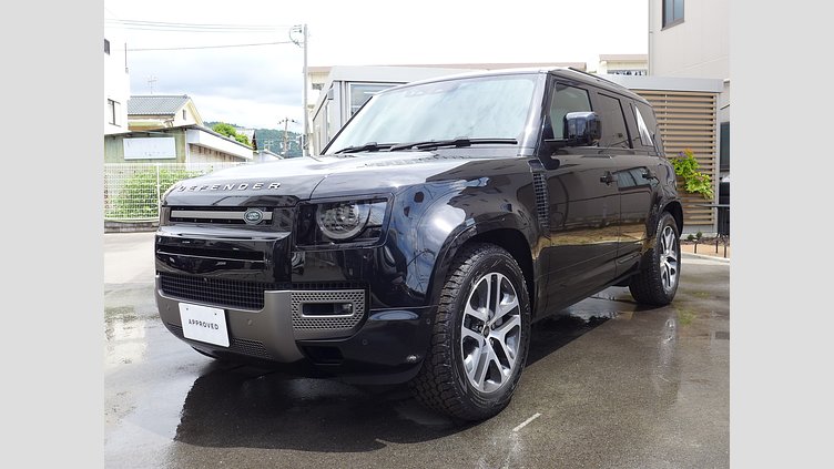 2024 認定中古車 Land Rover Defender 110 サントリーニブラック D350 ディーゼルマイルドハイブリッド X-Dynamic SE