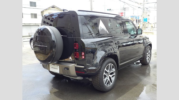 2024 認定中古車 Land Rover Defender 110 サントリーニブラック D350 ディーゼルマイルドハイブリッド X-Dynamic SE