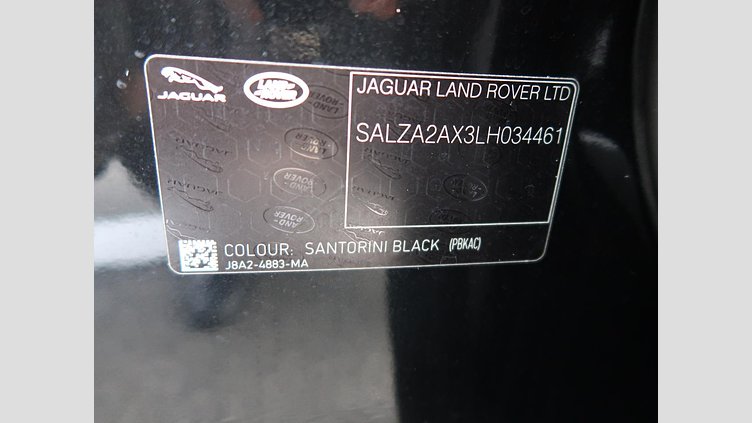 2019 認定中古車 Land Rover Range Rover Evoque サントリーニブラック P250 R-DYNAMIC S