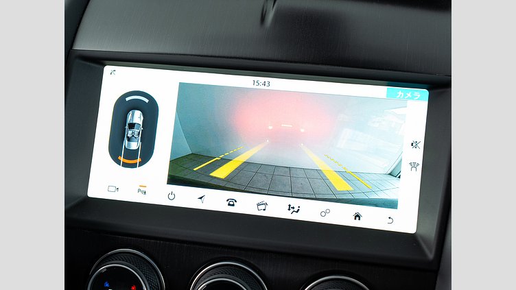 2019 認定中古車 Jaguar F-Type カルパチアン グレー (プレミアム・メタリック) ジャガー 3.0リッターV6 380PS スーパーチャージド ガソリン エンジン (オートマチックトランスミッション、オールホイールドライブ(AWD)) コンバーチブル CHEQUERED FLAG EDITION