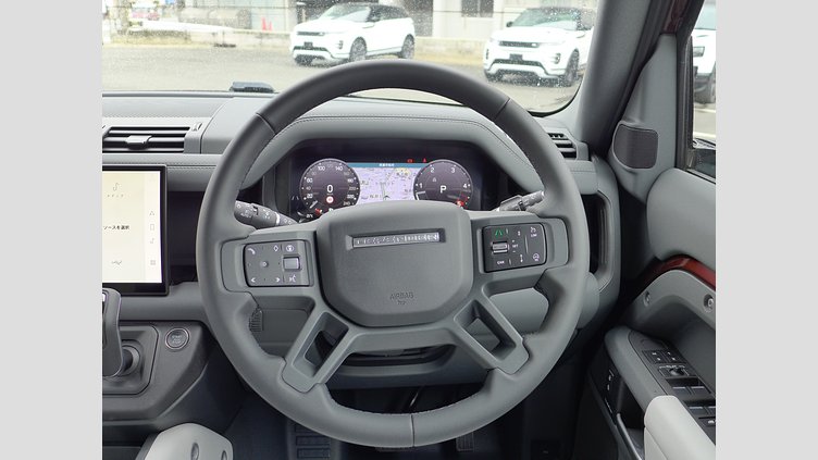 2025 認定中古車 Land Rover Defender 130 セドナレッド D350 ディーゼルマイルドハイブリッド X-Dynamic SE