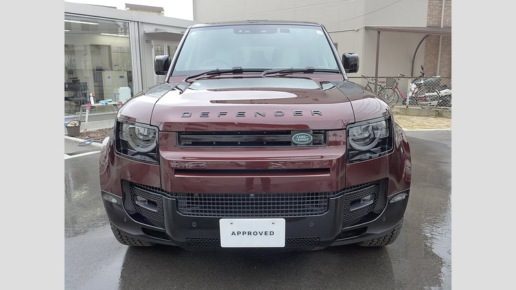2025 認定中古車 Land Rover Defender 130 セドナレッド D350 ディーゼルマイルドハイブリッド X-Dynamic SE