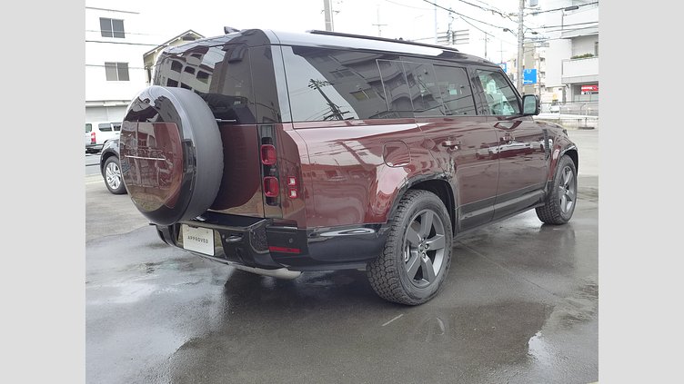 2025 認定中古車 Land Rover Defender 130 セドナレッド D350 ディーゼルマイルドハイブリッド X-Dynamic SE