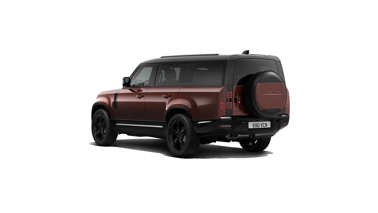 2026 New Land Rover Defender 130 Sedona Red D350 Diesel Mild Hybrid X-Dynamic HSE