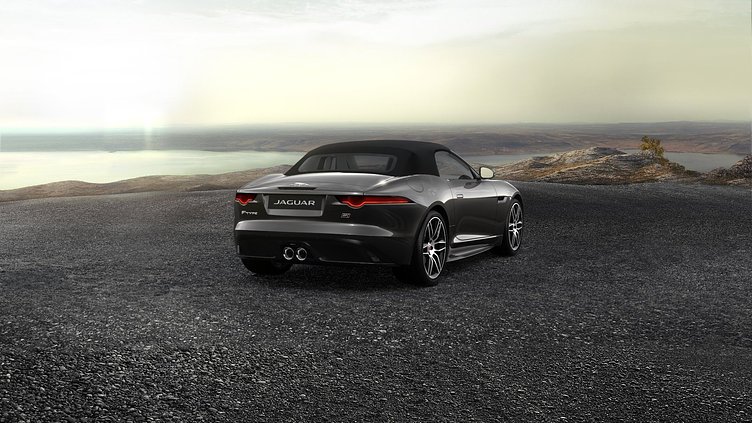 2019 認定中古車 Jaguar F-Type カルパチアン グレー (プレミアム・メタリック) ジャガー 3.0リッターV6 380PS スーパーチャージド ガソリン エンジン (オートマチックトランスミッション、オールホイールドライブ(AWD)) F-TYPEコンバーチブル CHEQUERED FLAG EDITION