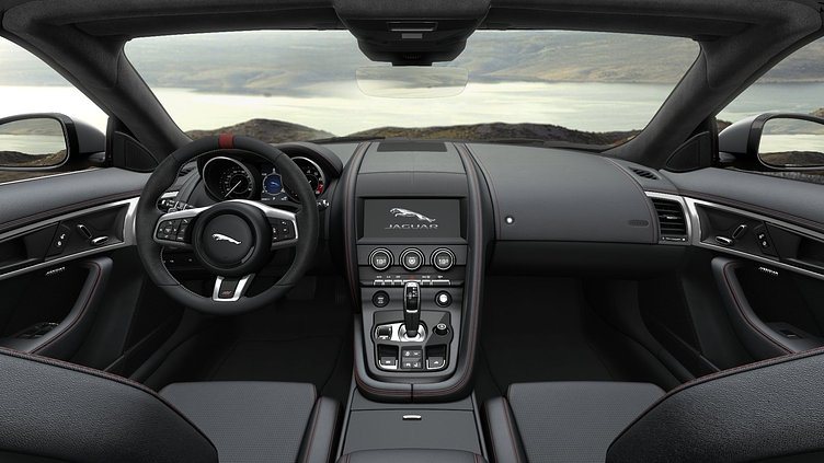 2019 認定中古車 Jaguar F-Type カルパチアン グレー (プレミアム・メタリック) ジャガー 3.0リッターV6 380PS スーパーチャージド ガソリン エンジン (オートマチックトランスミッション、オールホイールドライブ(AWD)) F-TYPEコンバーチブル CHEQUERED FLAG EDITION