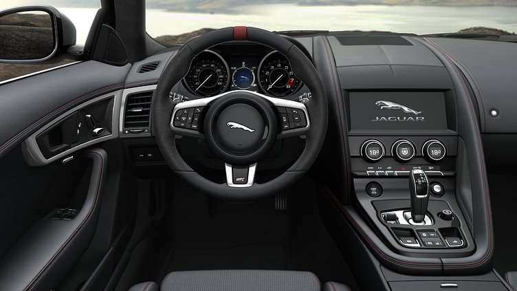 2019 認定中古車 Jaguar F-Type カルパチアン グレー (プレミアム・メタリック) ジャガー 3.0リッターV6 380PS スーパーチャージド ガソリン エンジン (オートマチックトランスミッション、オールホイールドライブ(AWD)) F-TYPEコンバーチブル CHEQUERED FLAG EDITION