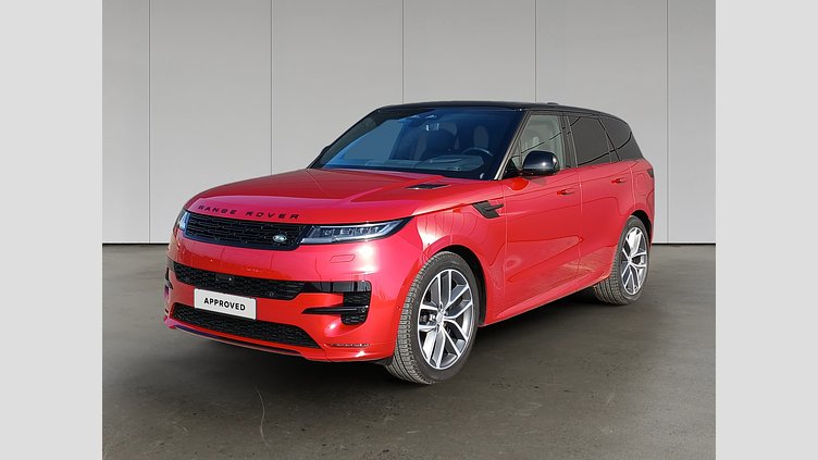 2023 Approved Land Rover Range Rover Sport Czerwony Firenze Red 3.0-LITROWY 6-CYLINDROWY 510KM TURBODOŁADOWANY BENZYNOWY PHEV FIRST EDITION