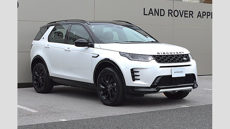 2024 認定中古車 Land Rover Discovery Sport オストゥーニパールホワイト プラグインハイブリッド（ガソリン） 標準ホイール Dynamic HSE