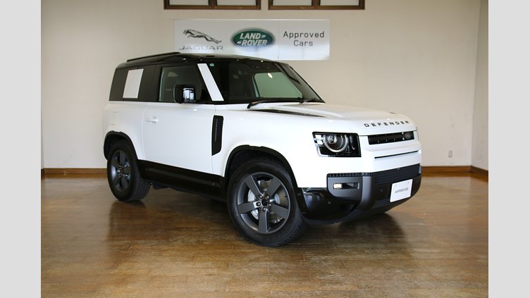 2025 認定中古車 Land Rover Defender 90 フジホワイト D350 ディーゼルマイルドハイブリッド X-Dynamic HSE